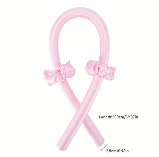 Women Heatless Curling Rod + 2 scrunchies Free