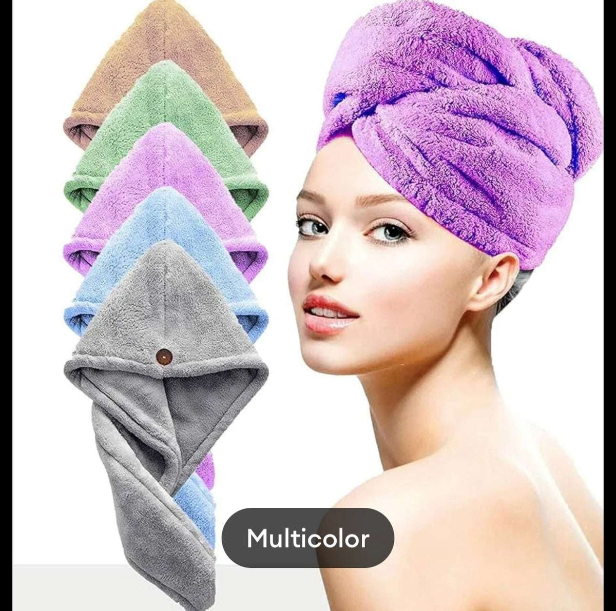 Hair Drying Cap Towel