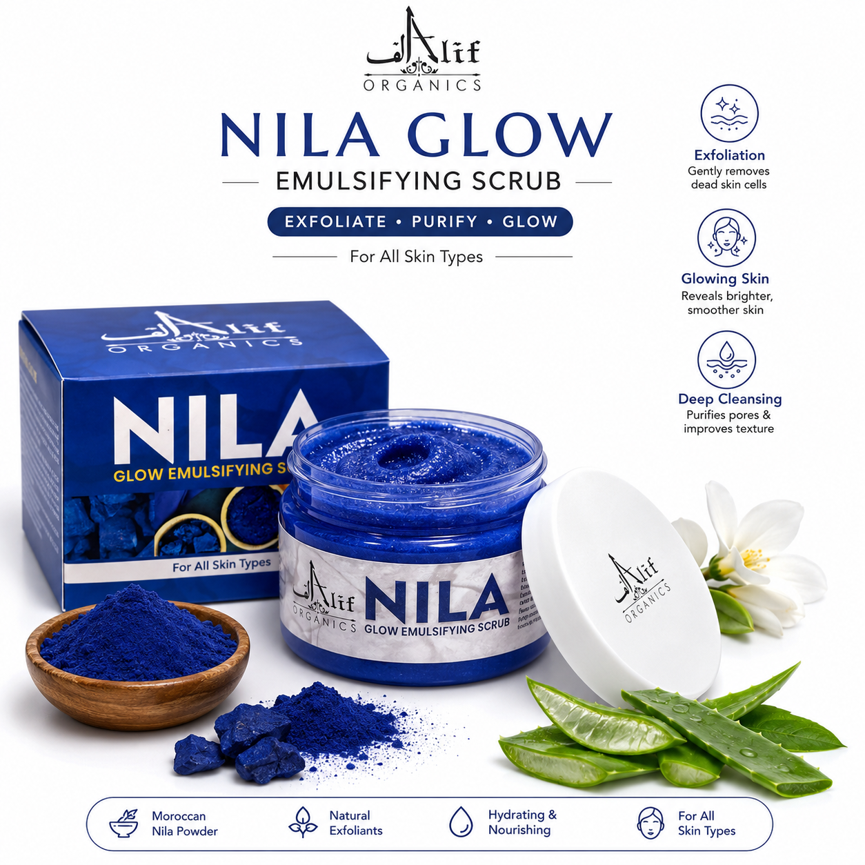 Nila Glow Emulsifying Scrub