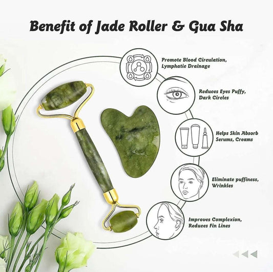 Jade Roller & GuaSha Stone